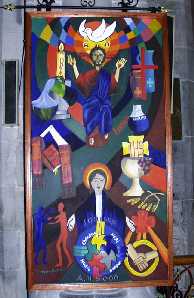 Colourful Picture in the Trinitarian Abbey