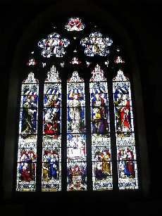 Large Stained Glass Window from the Trinitarian Abbey