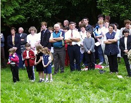 The crowd at the July '99 celebrations