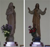 Statues in Ardagh church
