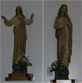 Statues in Carrickerry church