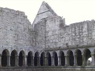 Cloisters in Askeaton Friary