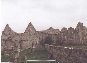 Part of the remains of Askeaton Friary