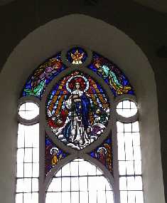 Stained Glass window at the back of Askeaton Church