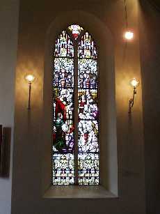Stained Glass window at the left of Askeaton Church
