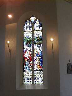 Stained Glass window at the right of Askeaton Church