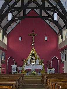 Altar in Athea church