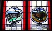 Stained Glass Window of Our Fathers