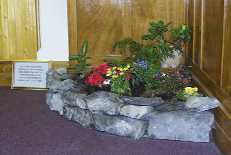 Rockery in Adoration chapel