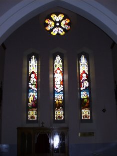 Stained Glass Windows in Ballingarry Church