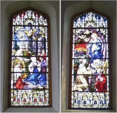 Stained Glass Windows in Cappagh church