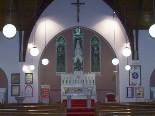 Altar in Kilcolman Church
