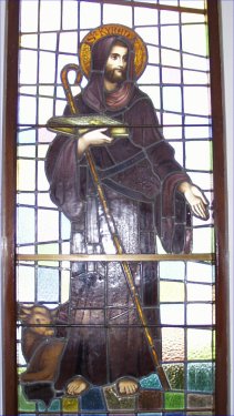 Stained Glass Window in Coolcappa Church