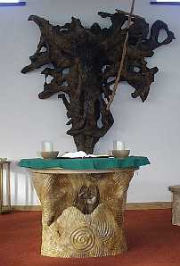 Close up of the Altar in Corpus Christi Church
