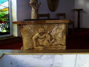 Baptismal font