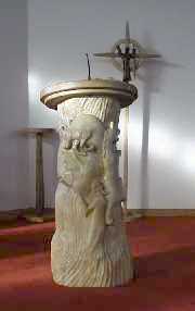 Lectern in Corpus Christi Church