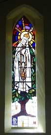 Stained Glass Window of Our Lady of Fatima