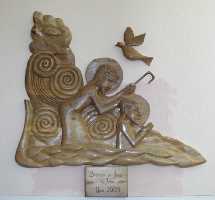 Wooden Carving in Croagh Church