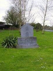 Plaque in Kilfinny churchyard