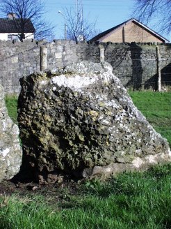 One of the two large rocks at Our Lady's Well