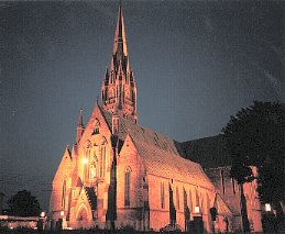 St John's Cathedral by night
