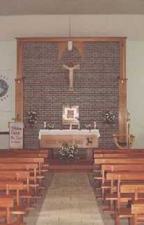 Altar in Knockea church