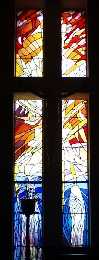 Stained Glass Window in Bawnmore church