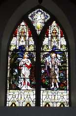 Stained Glass Window at the back of Dromcollogher Church