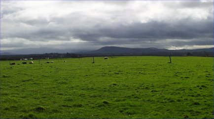 View from parochial house in Dromin-Athlacca