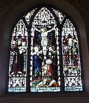 Stained Glass Window above the altar in Feenagh church