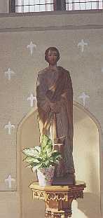 Statue of Joseph in Feenagh Church