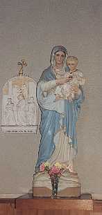 Statue of the Mother and Child in Feenagh Church