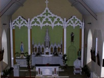 The altar at Ballyorgan