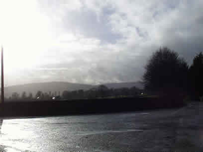 View from Glenroe church