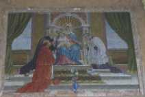 Mosaics in Sacred Heart church