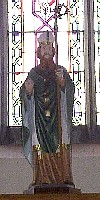 Statue of St Patrick in Pallaskenry church
