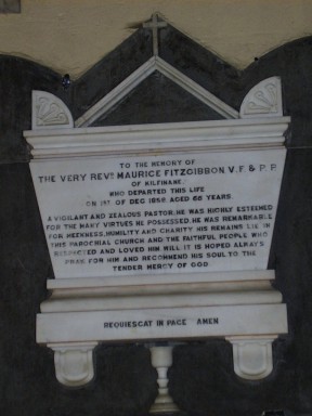 Plaque to Fr Lee