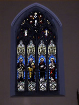 Right Stained glass windows at Kilfinane