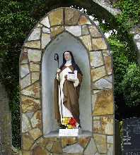 Statue of St Ita erected by Mr & Mrs Cremin in the 1950s