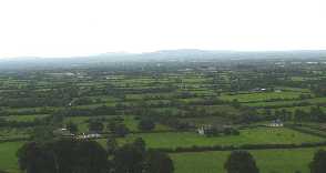 View from the Mass rock in Killeedy