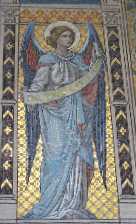 Angel Mosaic decoration in Kilmallock church