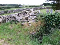 Possible church ruin in Kilcolman graveyard