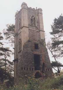 Tower in Mount Trenchard graveyard