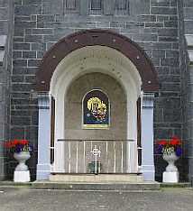 Shrine in the grounds of Loughill church