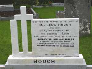 Headstone to Liam Hough