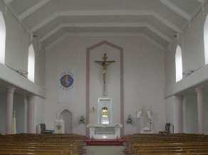 Altar in Raheen church