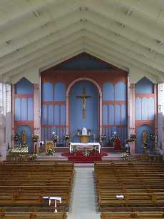 Altar in Our Lady of Lourdes Church