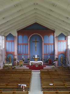 Altar in Our Lady of Lourdes Church