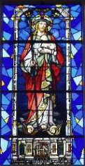 Stained Glass Window of the Lamb of God