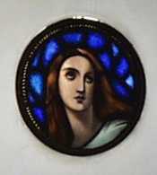 Stained Glass Window of Mary